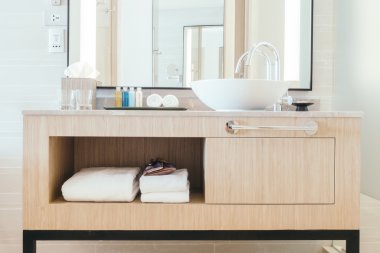 Güzel lüks lavabo dekorasyon