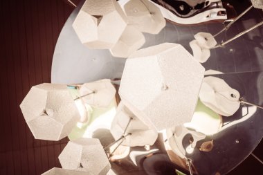 Işık lamba dekorasyon