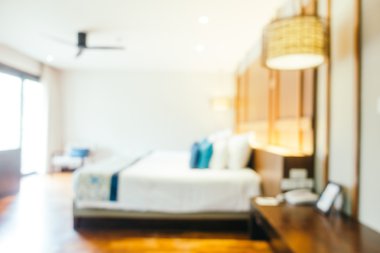 lüks yatak odası iç bulanıklık