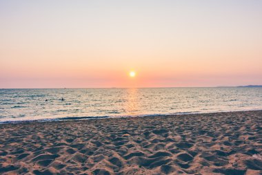 Güzel tropikal deniz ve plaj