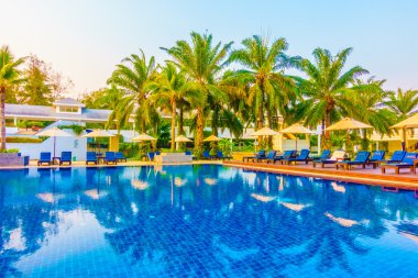 Güzel lüks Açık Yüzme Havuzu