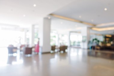 Otel lobisinde ve otel Restoran iç bulanıklığı