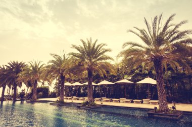 Güzel lüks vintage Yüzme Havuzu