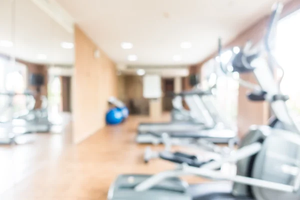 Desenfoque fitness y gimnasio habitación interior — Foto de Stock