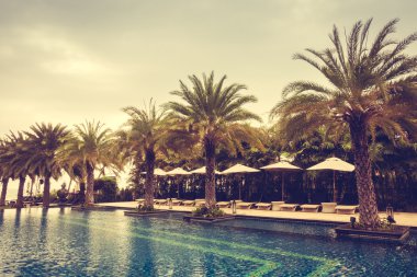 Güzel lüks vintage Yüzme Havuzu