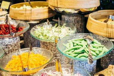 Açık büfe kahvaltı için catering