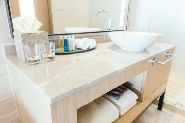 Güzel lüks lavabo dekorasyon