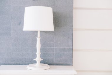 Oturma odasında ışık lamba dekorasyon