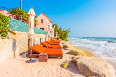 Güzel tropikal deniz ve plaj