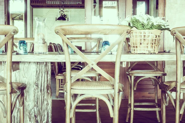 Boş masa ve sandalyeler — Stok fotoğraf