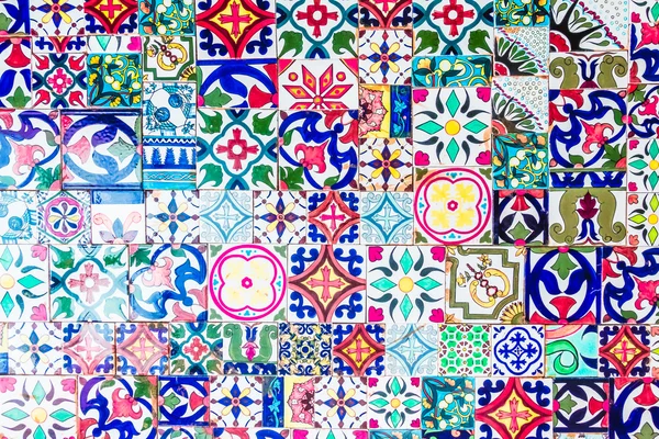 Morocco mosaic tiles textures — Stock Photo, Image