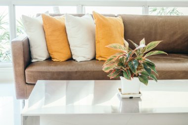 Güzel lüks yastıklar Divan