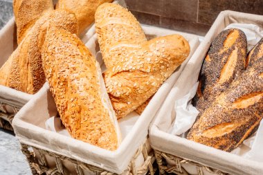 Kahvaltı için lezzetli ekmek