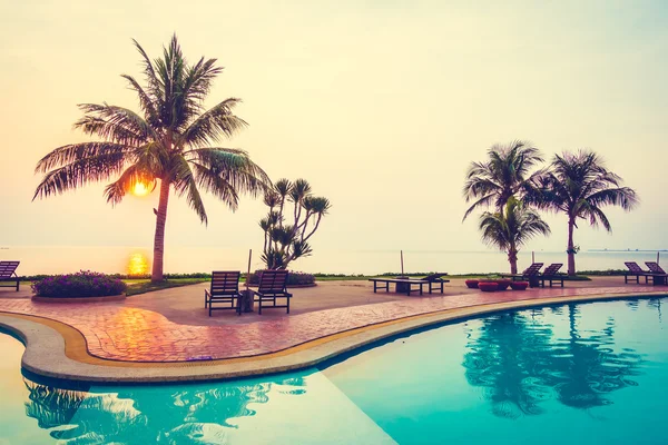 Siluet Hindistan cevizi palmiye ağaçları