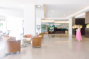 Otel lobisinde ve Restoran bulanıklık iç