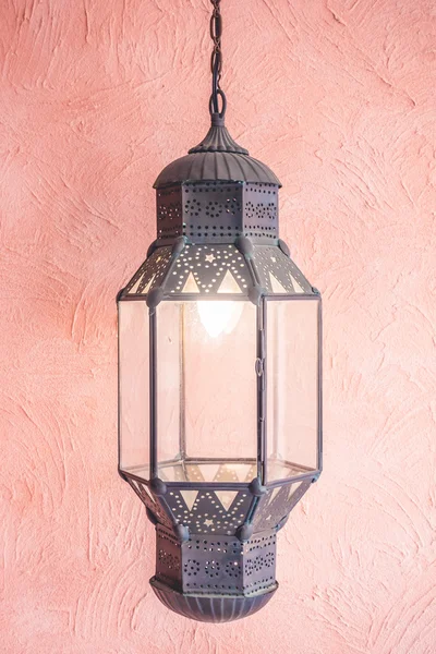 Lanterna luz Marrocos — Fotografia de Stock