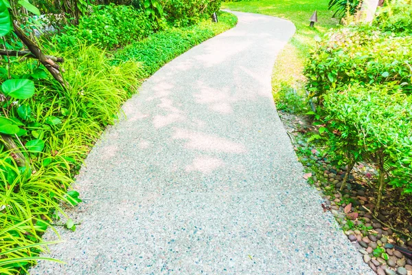Stone path way around garden — Stock Photo, Image