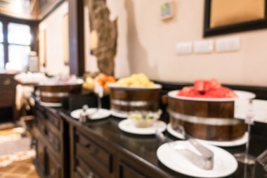 lüks Restoran iç bulanıklık