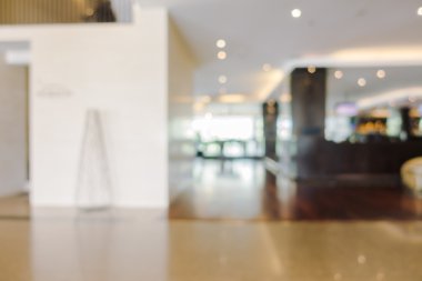 Otel lobisinde ve Restoran bulanıklık iç