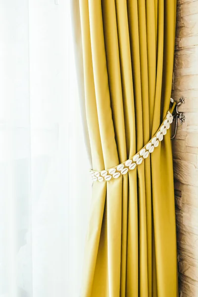 아름 다운 고급 창 커튼 — 스톡 사진