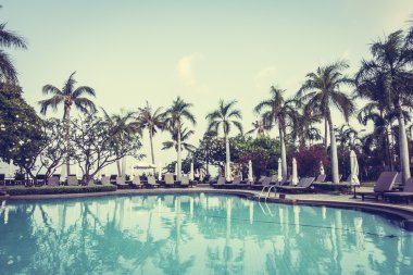 Güzel lüks Açık Yüzme Havuzu