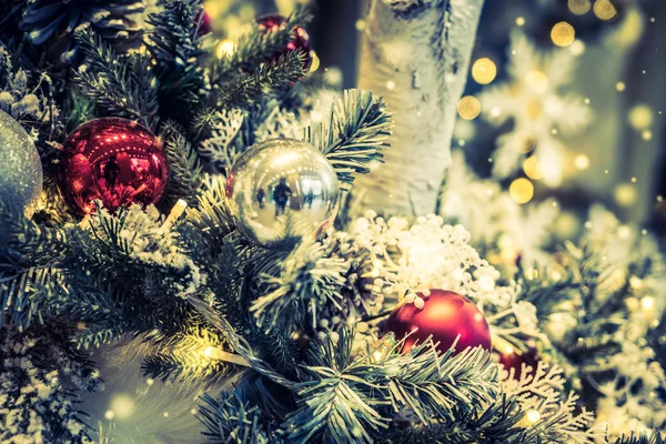 Vánoční dekorace ornament pozadí — Stock fotografie