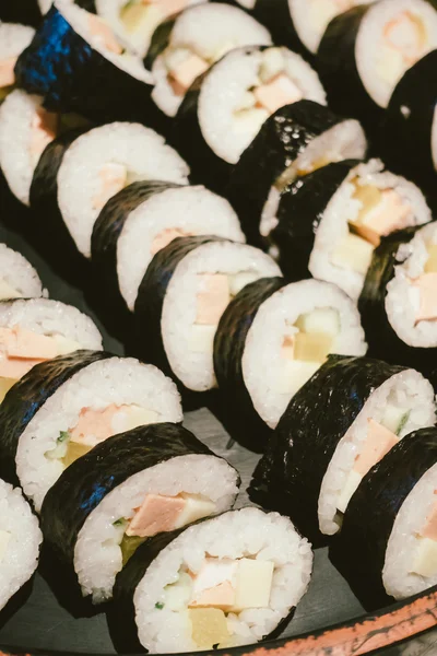 Sushi japoński styl żywności — Zdjęcie stockowe