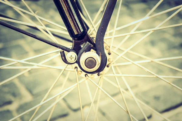 Modern bicycle wheel — Stock Photo, Image
