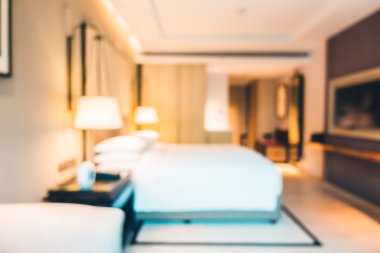 güzel lüks yatak odası iç bulanıklık