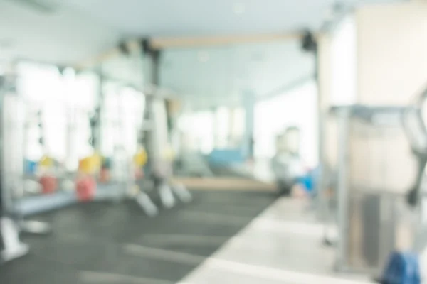 Blur gym and fitness room interior — Stock Photo, Image