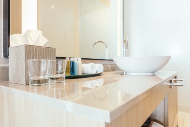 Güzel lüks lavabo dekorasyon