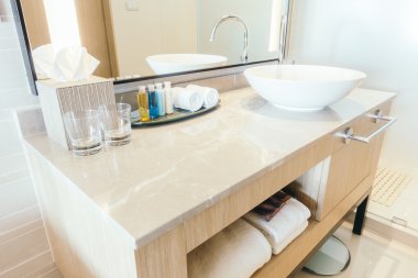 Güzel lüks lavabo dekorasyon