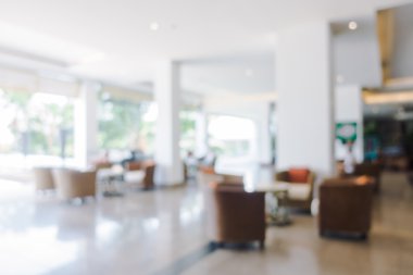 Otel lobisinde ve Restoran bulanıklık iç