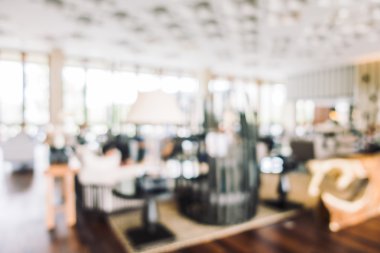 güzel lüks otel lobi iç bulanıklık