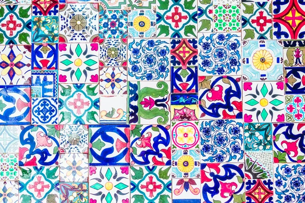 Morocco mosaic tiles textures — Stock Photo, Image