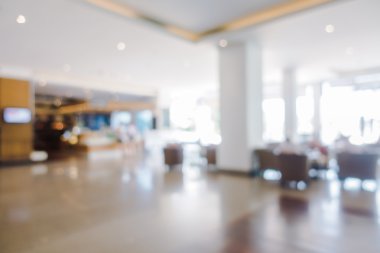 Otel lobisinde ve Restoran bulanıklık iç