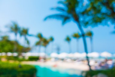 hotel resort yüzme havuzunda bulanıklık