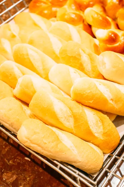 Chleb na śniadanie w formie bufetu — Zdjęcie stockowe
