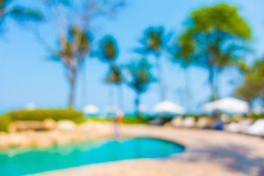 hotel resort yüzme havuzunda bulanıklık