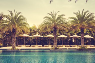 Güzel lüks vintage Yüzme Havuzu