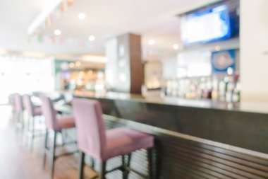 Otel lobisinde ve Restoran bulanıklık iç