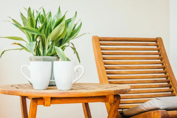 Tazza di caffè bianco — Foto Stock