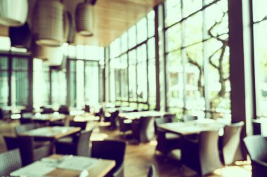 Bulanık restoran arkaplanı