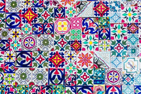 Morocco mosaic tiles textures — Stock Photo, Image