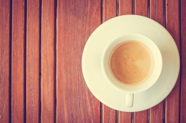 beyaz kahve fincanı