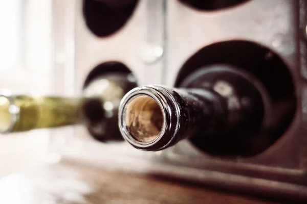 Vintage botellas de vino vacías — Foto de Stock