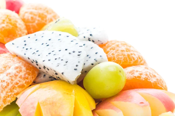 Mix fruits on white — Stock Photo, Image