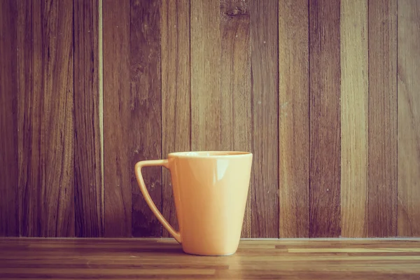 Taza de café naranja — Foto de Stock