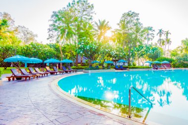 Güzel lüks Açık Yüzme Havuzu