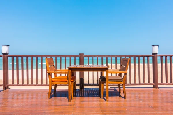 Restaurante praia ao ar livre — Fotografia de Stock